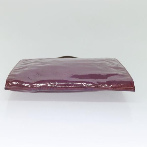 LOUIS VUITTON Monogram Vernis Stanton Tote Bag Purple Viole M91079 - Picture 9 of 12